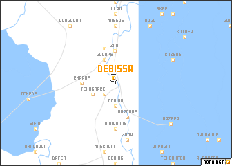 map of Débissa
