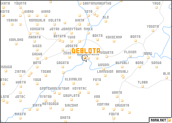 map of Deblota