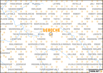 map of Deboche