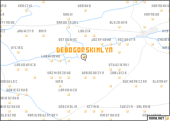 map of Dębogórski Młyn