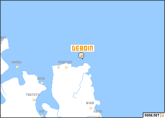 map of Deboin