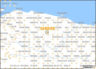 map of Déboire