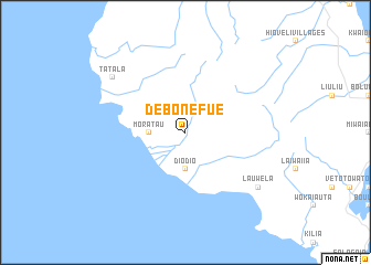 map of Debonefue