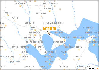 map of Deboni