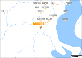 map of Deborena
