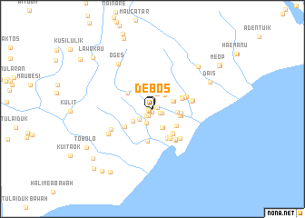 map of Debos