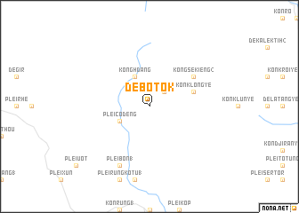 map of De Botơk