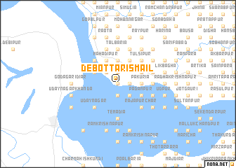 map of Debottār Ismail