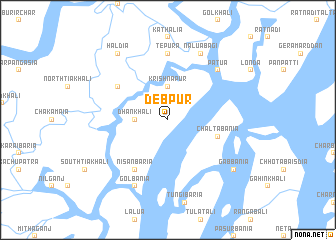 map of Debpur