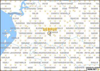 map of Debpur