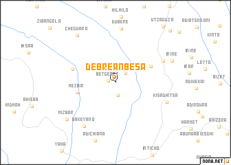 map of Debre Ānbesa