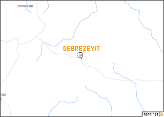 map of Debre Zeyit