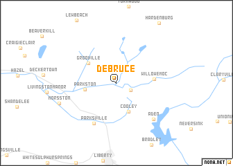 map of Debruce