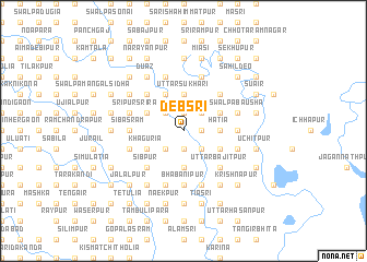 map of Debsri