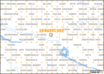 map of Debuār Char