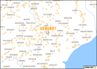 map of Debubot