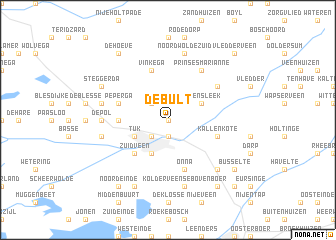 map of De Bult