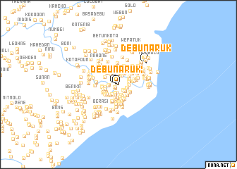 map of Debunaruk