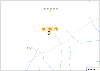 map of Debweyn