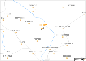 map of Deby