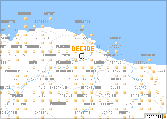 map of Décade