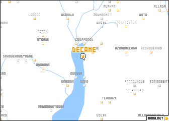 map of Décamè