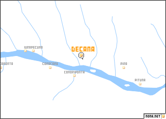 map of Decana