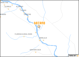 map of De Cano