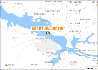 map of Decatur Junction