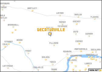 map of Decaturville