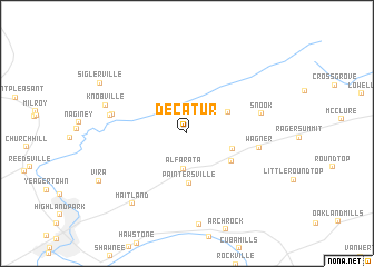 map of Decatur