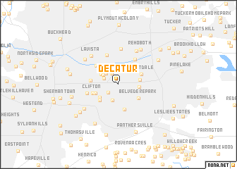 map of Decatur