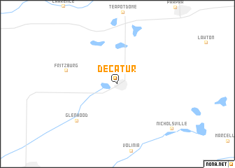 map of Decatur