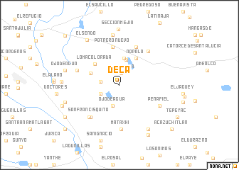 Deca (Mexico) map - nona.net