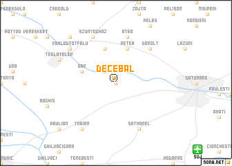 map of Decebal