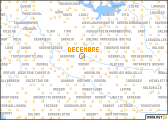 map of Décembre