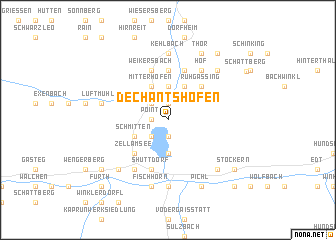 map of Dechantshofen