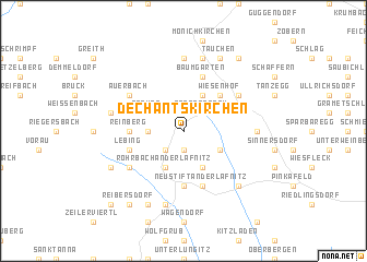 map of Dechantskirchen