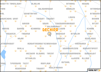 map of Dechira