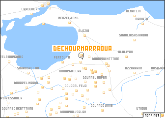 map of Dechour Marraoua