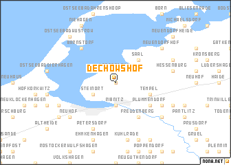 map of Dechowshof