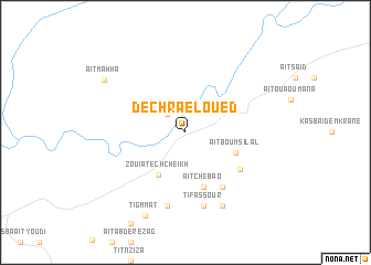 map of Dechra el Oued