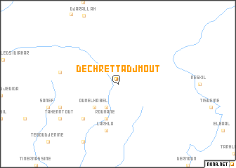 map of Dechret Tadjmout