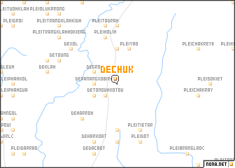 map of De Chuk