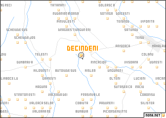 map of Decindeni