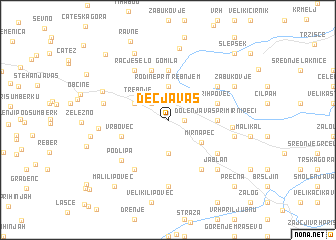 map of Dečja Vas