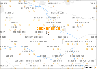 map of Deckenbach