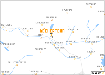 map of Deckertown