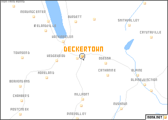 map of Deckertown