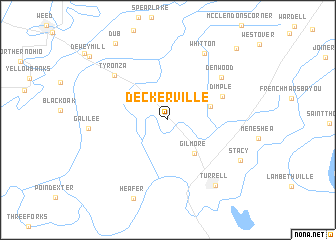 map of Deckerville